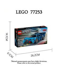 LEGO 乐高极速赛车系列 2026 年 1 月新品 | 5 件套装组合 (77252/77253/77254/77255/77257) - 超级跑车和赛车经典拼搭套装 - 彩色 - 查看 9