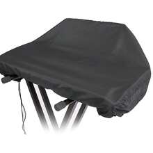 Housse de protection pour clavier de piano numérique, noire, imperméable, anti-poussière et résistante à l'usure, avec bord élastique, facile à nettoyer, accessoire pour instrument de musique, protection du piano à la maison. - Noir - Voir 11