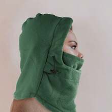 Super Z Outlet Máscara de esquí de Forro Polar Resistente al Viento - Verde Oliva - Ver 2