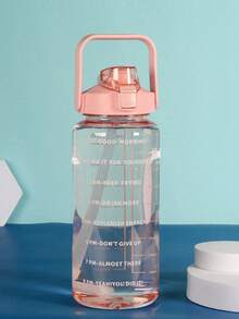 1个2升运动水壶2000毫升大容量塑料水杯健身房肚杯吸管太空杯水瓶吨吨杯,返校;户外运动旅行。 - 彩色 - 查看 6