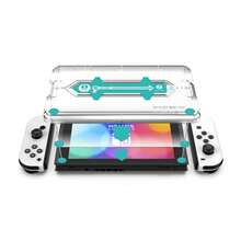 2pc Ultra-HD Screen Protector, Water-Resistant, High Hardness Material Anti-Collision, Glossy High-Definition Full Coverage, Advanced Adhesive Material, Easy One-Key Paste, Dust-Free Sticker Applicator, Compatible With Nintendo Switch 2 - Clear - View 11