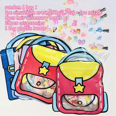 Handmade Jewelry Hair Accessory Bases Set For Adult, Handmade Accessories For Making 8 Hair Accessory