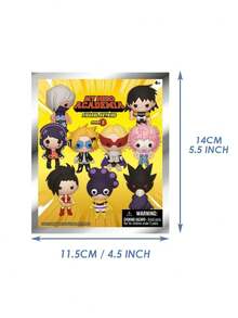 Crunchyroll Officially Licensed PVC Blind Box Anime Collector Kering Momo Yaoyorozu Backpack Decor Birthday Gift 1Pc Four Styles Available - Multicolor - View 2