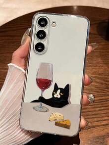 Ốp lưng điện thoại dày dặn, trong suốt, tối giản, chống sốc, in hình mèo hoạt hình, phù hợp với 17/17 Pro/17 Pro Max, 16/16 Pro/16 Pro Max, 16 Plus, 15 XR/7/8, 15 Pro Max, 12 Pro Max, 13 Pro Max, 14 Pro Max, 13, 14, 11, 12P, 14P, 11P, XS, XR, 7/8P, 7/8 GES2, phù hợp với A13 4G, A22, A21S, A51 4G, A52, S22 Ultra, A33 5G, phù hợp với Redmi 10, Note 11 4G, 11 Lite, A53 TPU, A14, A23, S23 Ultra, S24, A14, A15, S23, A73, ..., ..., ... - Nhiều màu - Xem 3
