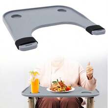 Wheelchair Tray Table With Cup Holder Removable Wheelchair Desk Lap Tray Table - Grey - View 10