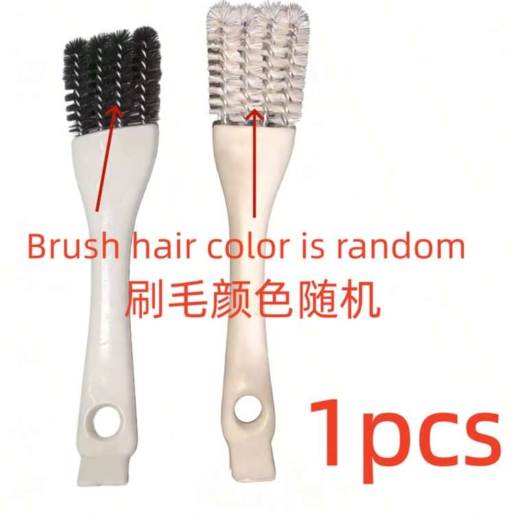 Double-Headed Crevice Cleaning Brush, Suitable For Kitchen Pots, Stoves, Gas Stoves, Grills, Kitchen, Bathroom, And Household Supplies - White - View 9