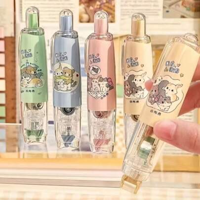 Rotary Pressure Glue Dispenser, Refillable Double-Sided Adhesive Applicator, Suitable For Crafts And Stationery - Acid-Free, Back To School Supplies, Office, Classroom And Home Use, Winter Goods, Thanksgiving, Christmas, Saudi National Day, New Year, Valentine's Day, Birthday, Holiday, Gifts For Boyfriend/Girlfriend, Adults