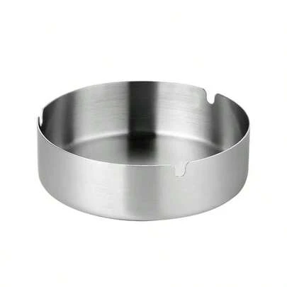Durable Stainless Steel Ashtray, Suitable For Bar, Internet Cafe, Gold Color Ashtray