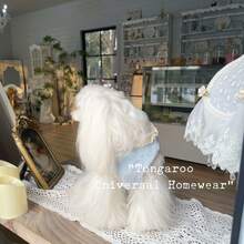 Tongaroo Double-Sided Ocean Series Pet Clothes, Thick Padded Vest For Cats, Dogs, Pomeranians, Maltese, Teddy Bears - Blue - View 4