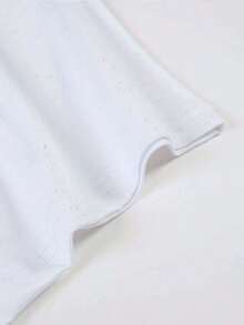 Disney Lady's T-Shirt, Featuring The Disney Elsa Princess Lettered Cartoon Pattern Print. Spring/Summer Style Women's Round-Neck T-Shirt. The Fabric Is Soft, Comfortable And Breathable, Suitable For Daily Wear, Shopping, Traveling, Parties, And When At Home. It Is Also Suitable As A Beautiful Gift. Every Lady Deserves To Own One. - trắng - Xem 3