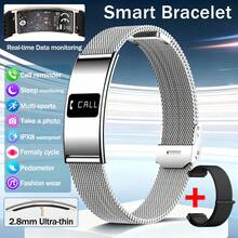 Vòng đeo tay thông minh thời trang mới GUHUAVMI 2026 dành cho nam và nữ, thiết kế cong siêu mỏng, nhắc nhở cuộc gọi, theo dõi giấc ngủ, hơn 170 chế độ thể thao, theo dõi hoạt động, đồng hồ theo dõi thể dục, chống nước IPX8, đồng hồ thông minh cho nam, đồng hồ thông minh cho nữ, quà sinh nhật - quà kỷ niệm hoàn hảo cho các cặp đôi, món quà tốt nhất cho người đam mê thể dục. - Nhiều màu - Xem 16