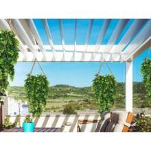 3 piezas de 76 cm de Hiedra Artificial - Hojas de Plantas Falsas Realistas para Decoración Interior y Exterior, Sin Maceta Necesaria, Fácil de Dar Forma y Colgar, Excelente para Bodas, Fiestas, Decoración del Hogar - Verde - Ver 10