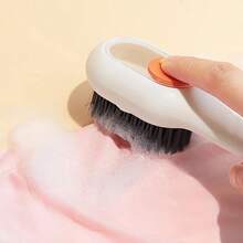 1 Pc Shoe Brush With Liquid Reservoir, Multifunctional Shoe Brush, Household Shoe Cleaning Brush, Press-Type Cleaning Brush, Long Handle Shoe Brush, Soft Bristle Shoe Cleaning Tool, Multifunctional Liquid Dispenser Shoe Brush, Equipped With Soft Bristles & Plastic Handle, No Electricity Required, Ideal For Cleaning In Bathroom, Kitchen And Laundry Room - Shoe Brush - View 9