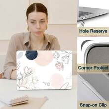 Funda rígida compatible con MacBook Air de 11 pulgadas 2015 2014 2013 2012 2011 2010 Realease Modelo A1465 A1370, impresión a co - como en la foto - Ver 3