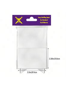 100 chiếc bao đựng thẻ trong suốt, mờ, thích hợp để sưu tập thẻ game, bảo vệ thẻ giao dịch, bao nhựa đựng thẻ bóng chày, MTG, thẻ thể thao. - Chủ thẻ mờ - Xem 10