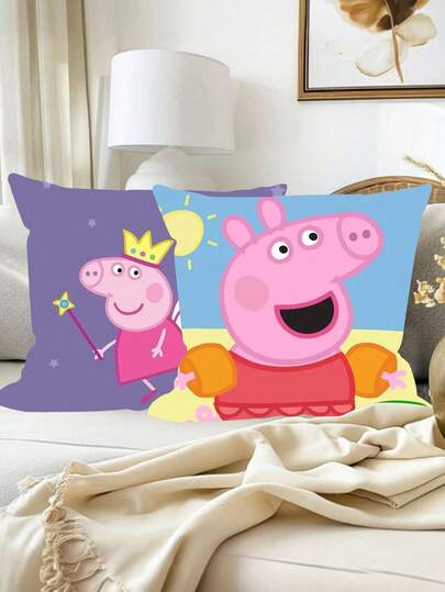  Peppa Pig Plush Sofa Cushions, Pillow Covers, Bedside Pillows, Back Cushions For Sofas, Office Lumbar Support Cushions, Car Seat Cushions