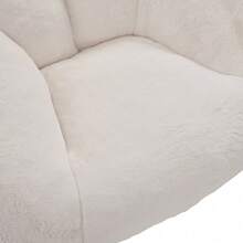 Bean Bags - Beige + Faux Fur - View 11
