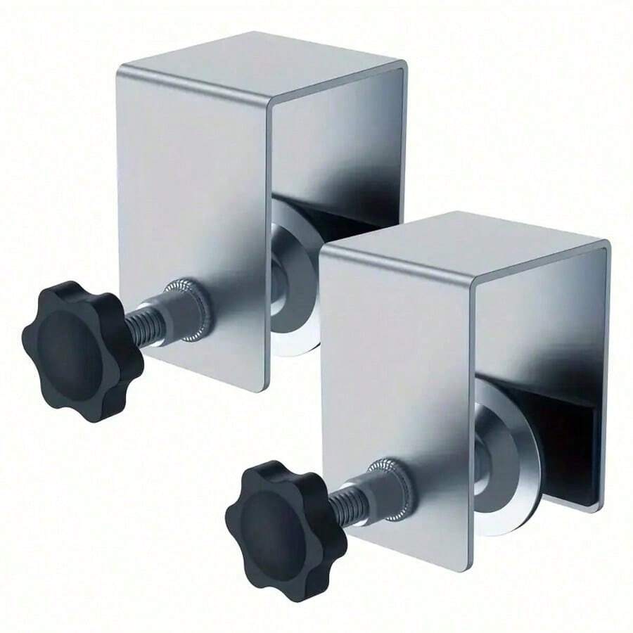 2PCS Coldrolled Steel Drawer Fixing Clips Drawer Front Installation Clamps - Furniture Cabinet Mounting Hardware Tool For Drawer Front Installation, Cabinet Assembly, Furniture Repair, Home Improvement, Woodworking DIY, Kitchen/Bathroom Drawer Fixing - High-Strength Sturdy Coldrolled Steel, Secure Anti-Slip Holding, Easy Quick Alignment, Labor-Saving Installation, Reusable Durable Design, Essential Drawer Mounting Helper For Homeowners & Furniture Installers - default - 查看 1
