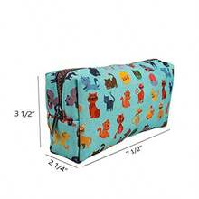 Cat Pencil Case Kitten Makeup Bag Gift for Cat Lovers Pencil Pouch Small Cosmetics Bag-035 - como en la foto - Ver 4