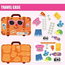 beartale 幼儿主题忙碌书套装，工具/旅行/购物角色扮演活动书，魔术贴互动学习玩具，学前蒙特梭利教学辅助工具 - 彩色 - 查看 12