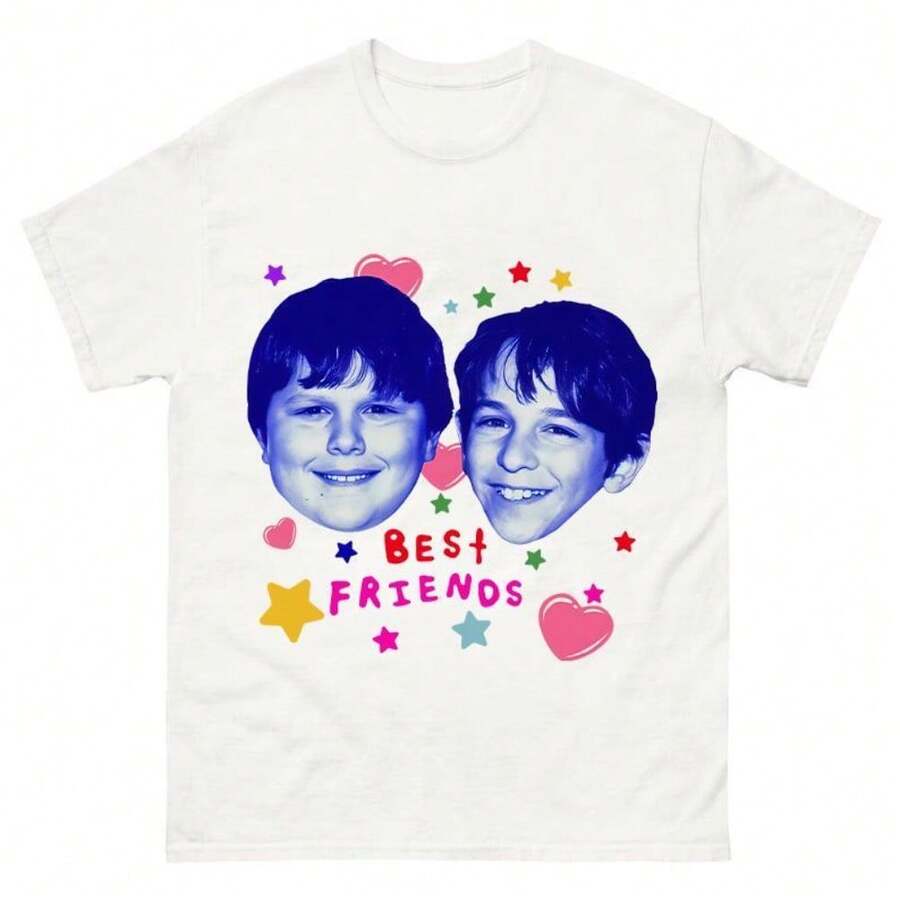 Best Friends - Greg And Rowley - Diary Of A  Kid - Meme Shirt T-Shirt Unisex Menswear - 白色 - 查看 1