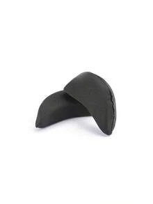 1 Pair Black Foam Toe Inserts, Shoe Size Reducer Toe Protectors - Black - View 6