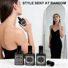3pcs/Set 30ml Refillable Black Spray Bottles, Compact And Portable, Suitable For Storing Perfume, Cosmetics And Skincare Products, Random Bottle Styles Sent - Black - View 9