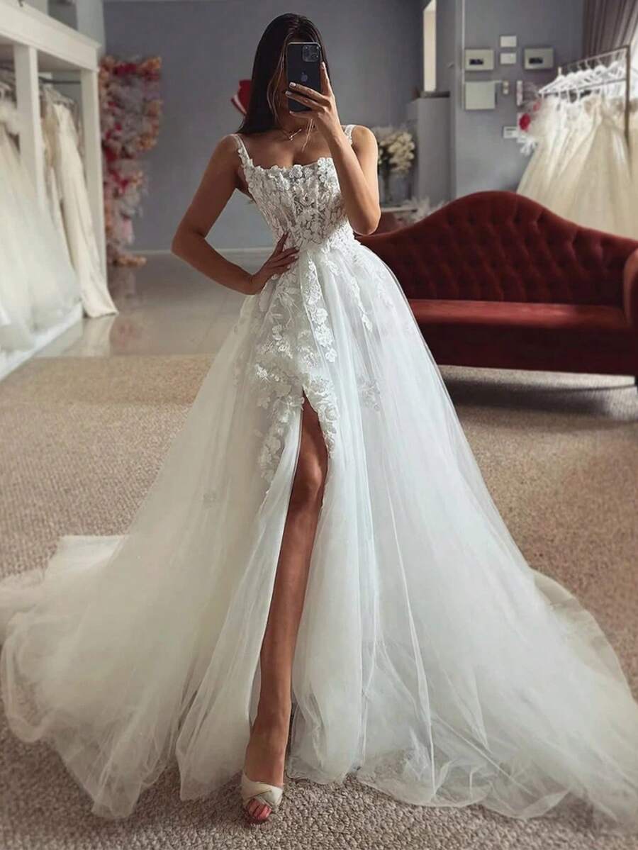 Wedding Dresses - 白色 - 查看 1