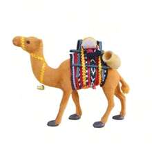 Figura realista hecha a mano de camello del desierto, estatua de animal 3D realista, decoración exquisita con copa dorada, adorno navideño, decoración de regalo, cadena de animales, decoración con tema del desierto, accesorio de escritorio, adecuado para el hogar y la oficina, idea de regalo perfecta y coleccionable, esencial de Ramadán, regalo de Eid Al-Fitr, aplicable para el hogar, la oficina, el escritorio, la decoración de la habitación, Eid Al-Adha, eventos islámicos, Ramadán Kareem, accesorios de escritorio de oficina - Unitalla - Ver 9