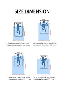 1 Set Of Baby Duvet Covers, Cute Lamb Pattern Bedding, Made Of Polyester Material With Digital Printing, Suitable For Both Male And Female Babies, Bedrooms, Baby Beds, Gifts, And Holidays. Includes 1 Double-Sided Duvet Cover And 1 Single-Sided Pillowcase. - Multicolor - View 7