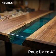 Deep Pour Epoxy Resin, 2 To 4 Inch Pour Depth, Bubble Free, Low Viscosity, Heat Resistant Epoxy Resin For River Table, Carbon Fiber, And Crafts - Multicolor - View 3