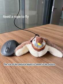 Chew-Resistant Rechargeable Sound-Emitting Cat/Dog Toy - Faux Feather Design With Realistic Sound Effect - Multicolor - View 10