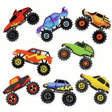 8/12 Stück Auto Serie Bügel-Aufnäher, aufgestickte Applikation zum Aufnähen, Reparatur Flicken DIY Bastelprojekte für Kleidung, Jacke, Jeans, Hose, Kleid, Rucksack, Hut Dekorationen, Geschenke - Verschiedenfarbig - Übersicht 2