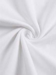 Disney Chip 'n Dale Rescue Rangers Print Kids Clothing Set, White Short Sleeve With Black Shorts, Classic Chipmunks All Cartoon Characters Gathered, Retro Slogan Full Of Fun, Classic IP With High Identifiability, Skin-Friendly Breathable, Daily Outing School Casual Summer Wear, Unisex - 白色+黑色 - 查看 4