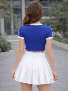 Shorts Round Skirt School Summer /CARNIVAL/SUMMER2025 - 白色 - 查看 3