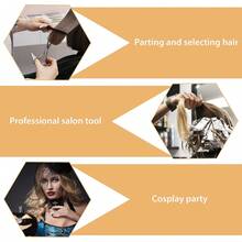 4pcs Braiding Assist Hair Partition Rings, Nail Tip Scraper Boards, Hair Partition Selection Partition Tools, For Braiding Accessories, Cosplay, Manicure, Holiday Parties For Barber Salon Beauty Travel Essential,Hair Products, Home Sleeping Bath Decor Hair Styling Kit Hair Tool Kit,Summer - Multicolor - View 7
