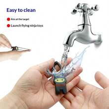 新奇减压玩具，TPR复古发射器弹性人偶，青少年趣味恶作剧玩具，桌面减压小玩意，史迪奇玩具，旅行玩具，课堂减压玩具，迷你小物，洗澡玩具，圣诞文具，压力球，生日礼物，圣诞礼物，完美礼物 - 彩色 - 查看 5