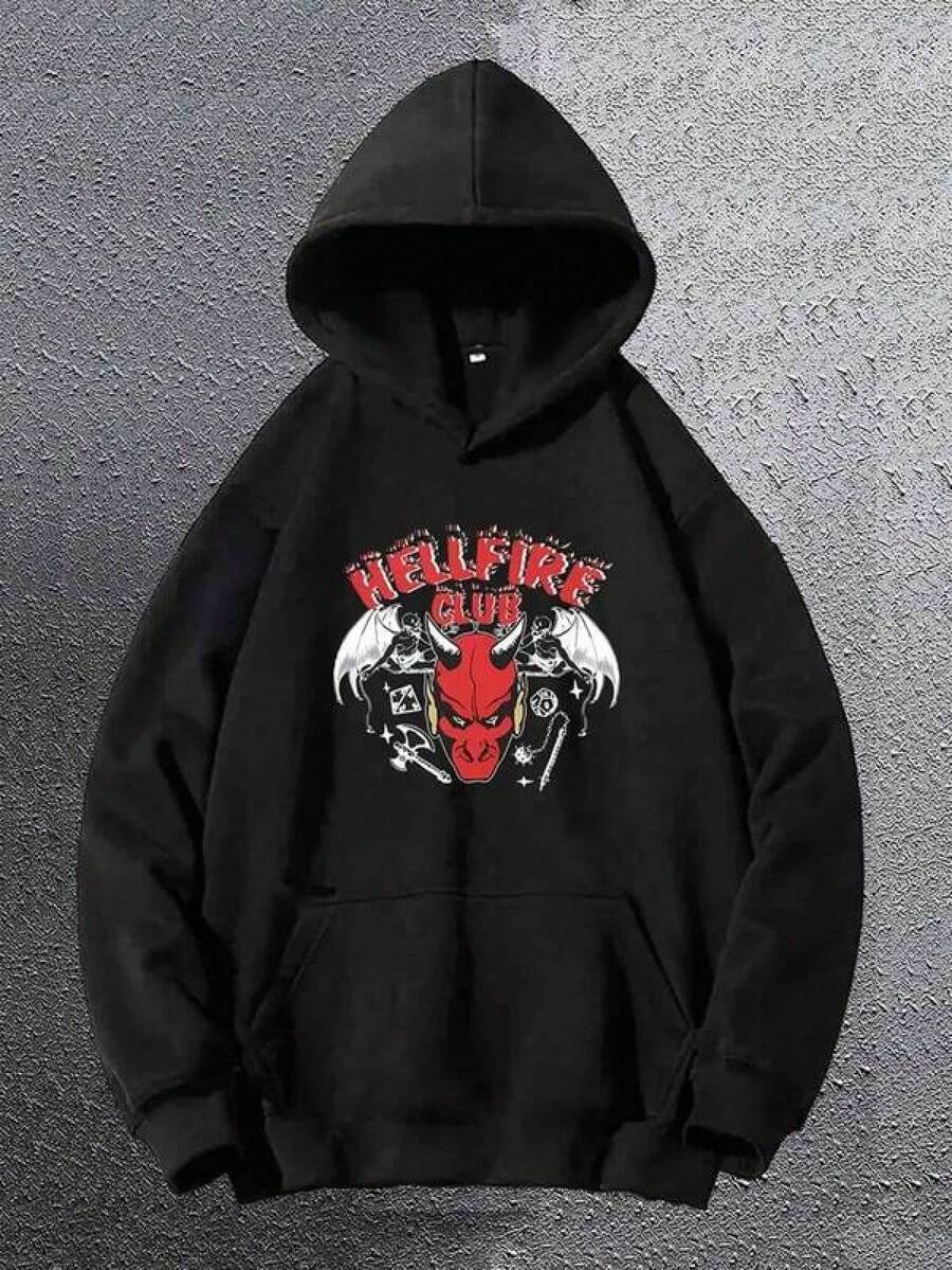 Men Outdoor Hoodies & Sweatshirts - Black - View 1