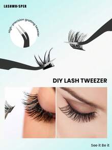 DIY睫毛嫁接套装睫毛粘合剂和密封剂簇状睫毛胶水防水持久睫毛粘合剂密封剂化妆工具 - 彩色 - 查看 5