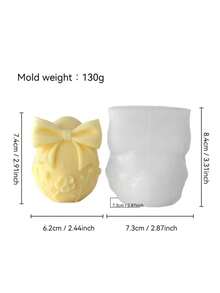 Belt Knot Easter Egg Fragrance Diffuser Candle Mold DIY Easter Egg Fragrance Expansion Stone Gypsum Silicone Mold - Bow-shaped Easter Egg - View 7