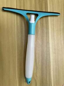 2 piezas Escurridor rápido sin agua, diseño minimalista y práctico, patrón antideslizante de unicolor, mango largo y forma ancha, cuchilla de silicona suave, no deja marcas de agua, herramienta de limpieza de vidrio, suministros para el hogar y la cocina, espejo de baño, puerta de vidrio, aplicable en encimeras de cocina - A - Ver 10