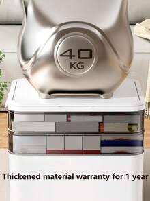 1/2/3/4/5layers Medicine Organizer - Portable Medicine Cabinet With Leather Handle, Empty First Aid Kit For Home Organization Must, School, Dormitory, Travel, RV, Dorm, Ideal Elderly Gift - 白色 - 查看 6