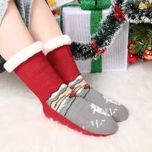 ¡Recomendado2 Pares Calcetines Termicos Navideños de Reno,Calcetines Navideños para Mujer y Hombre alidez Invernal y Gruesa Calcetines Navideños,Suave y Transpirable Termicos Afelpados Calidos, Antideslizante¡Top de Temporada - B - Ver 3