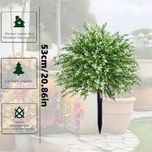 1pc UV-Resistant Artificial Lavender Decor Stake, Suitable For Indoor And Outdoor Decoration In Summer And Autumn, Including Home, Hotel, Garden, Office, Wedding And Holiday Venues - Multicolor - View 6