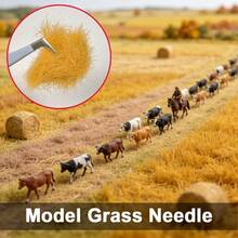 20g/Bag 12MM Static Powder Model Grass For Micro Landscape/HO N Scale Train Railway Models - As Photos - View 4