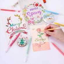 朗格高容量凝胶笔，0.7mm精准笔尖，15/72/168/207/234种鲜艳色彩，168色礼盒装，252支长笔带套装，色彩覆盖力强，适用于水彩、水粉、石头、玻璃、陶瓷、金属、木材、丙烯颜料等材质，书写流畅，可用于绘画、着色、素描、艺术创作、手账等。2026年母亲节礼物，2026年返校季艺术用品文具套装，适合艺术家、学生和成人使用。 - 套裝 - 查看 10