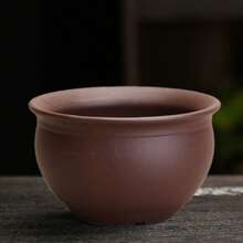 Purple-Sand Ceramic Succulent Planter - Creative Potted Decoration For Living Room Balcony - Flowerpot - View 5