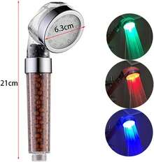 Regadera de Baño con Luz LED RGB con Piedras Filtrantes – Relajación, Estilo y Purificación en Cada Ducha - 1 - Ver 5