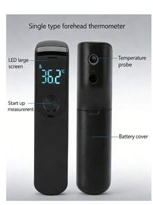 Portable Non-Contact Infrared Forehead & Ear Thermometer, LED Display, Dual Mode For Body, Water & Food Temperature Measurement, Travel, Holiday, Kitchen Essentials - Forehead Thermometer - View 9