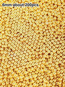 3/4/6/8毫米金色银色圆珠，CCB散珠，用于珠宝制作，DIY手链、项链、耳环等珠宝制作材料 - CCB Beads - 查看 17